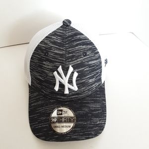 New Era New York Yankees Grey Team Neo 39THIRTY Flex Hat  21219754 NEW